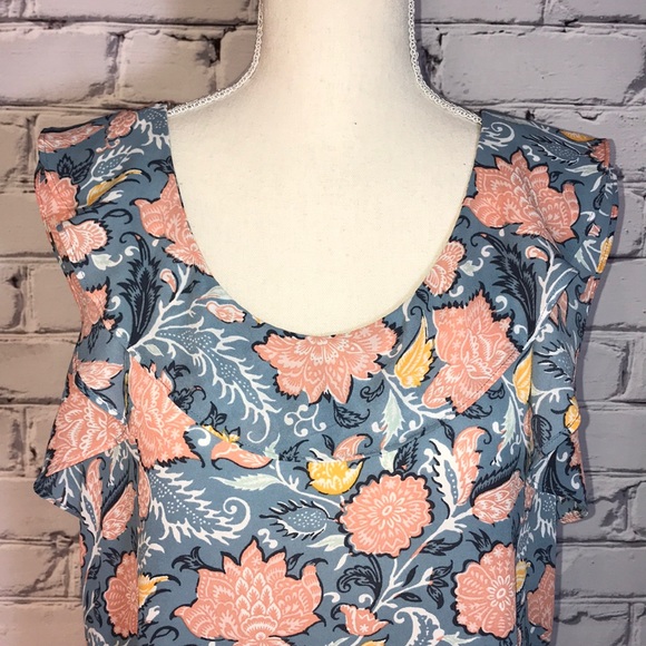 LOFT - Floral Sleeveless Blouse - Picture 2 of 8